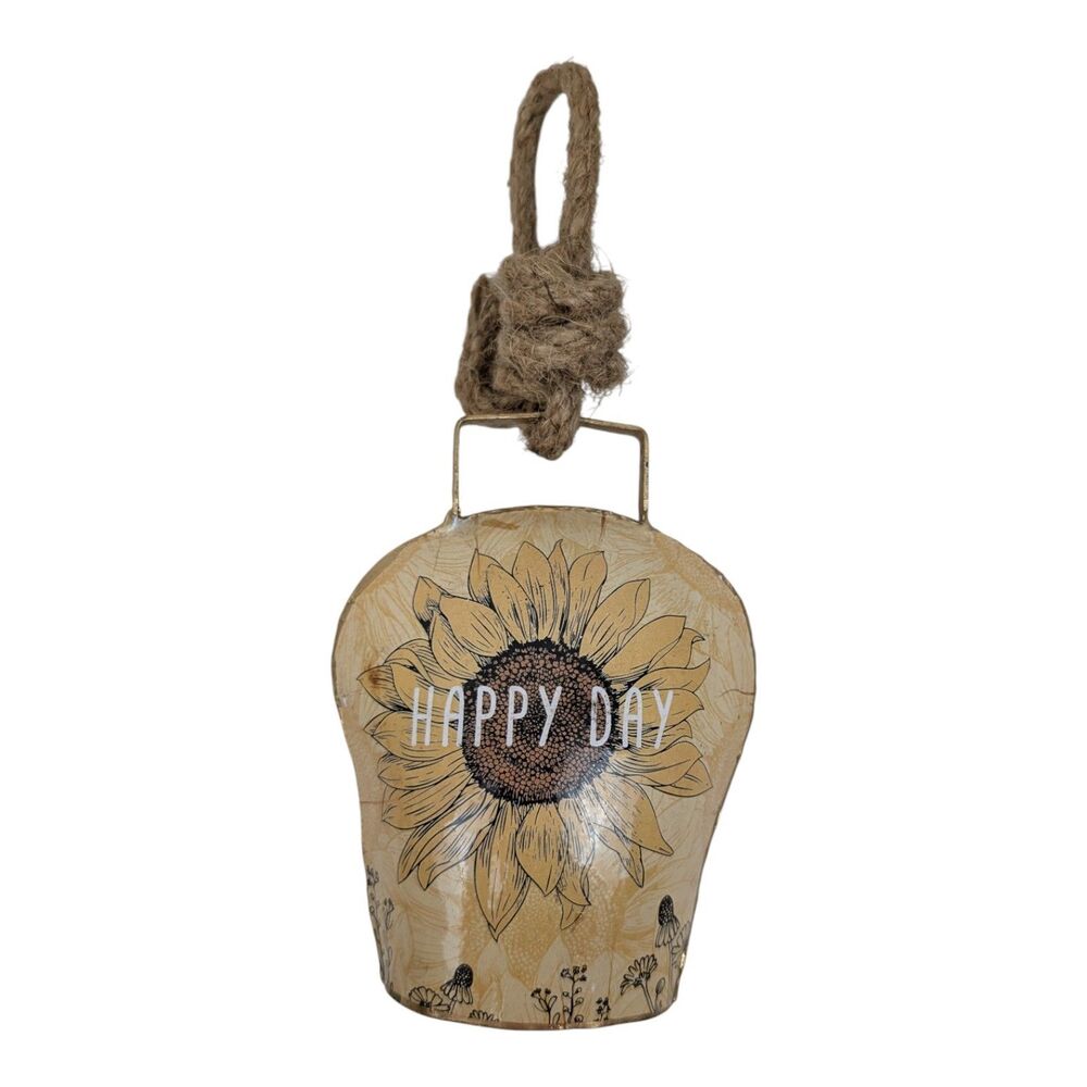Yellow‎ Wildflower "Happy Day" Wafer Bell 5" Tall
